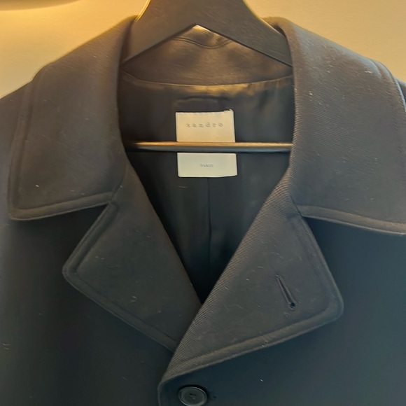 Sandro wool blend Trench Coat - Men - Picture 3 of 3